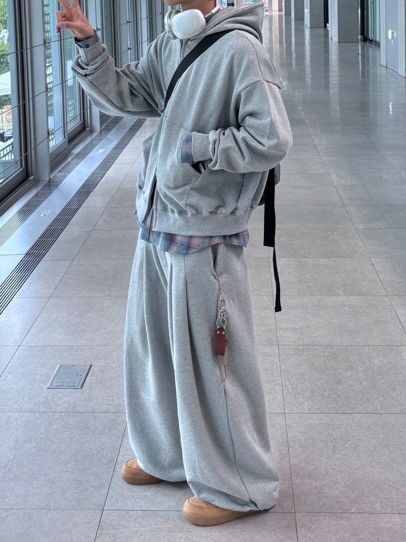 Curry Oversized Hooded Zip-Up (3 colors)