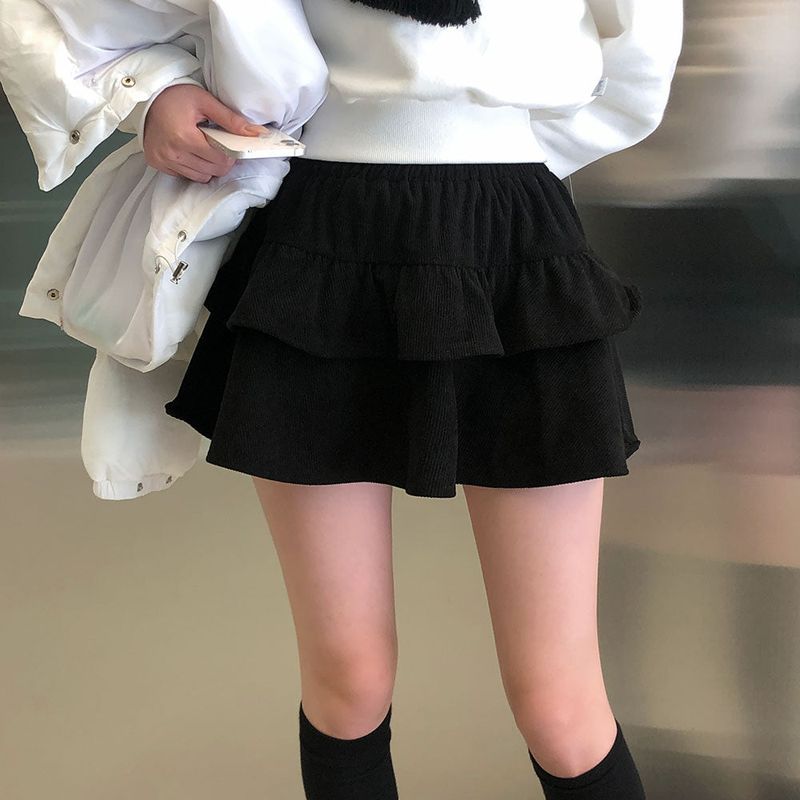 BEIDELLI（ベイデリー）の「[3 colors/correcting body shape!] Winnie Golden Kang Can Underpants Mini Skirt（Skirts）」