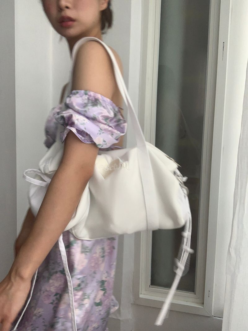 bitteschon ribbon ballet bag
