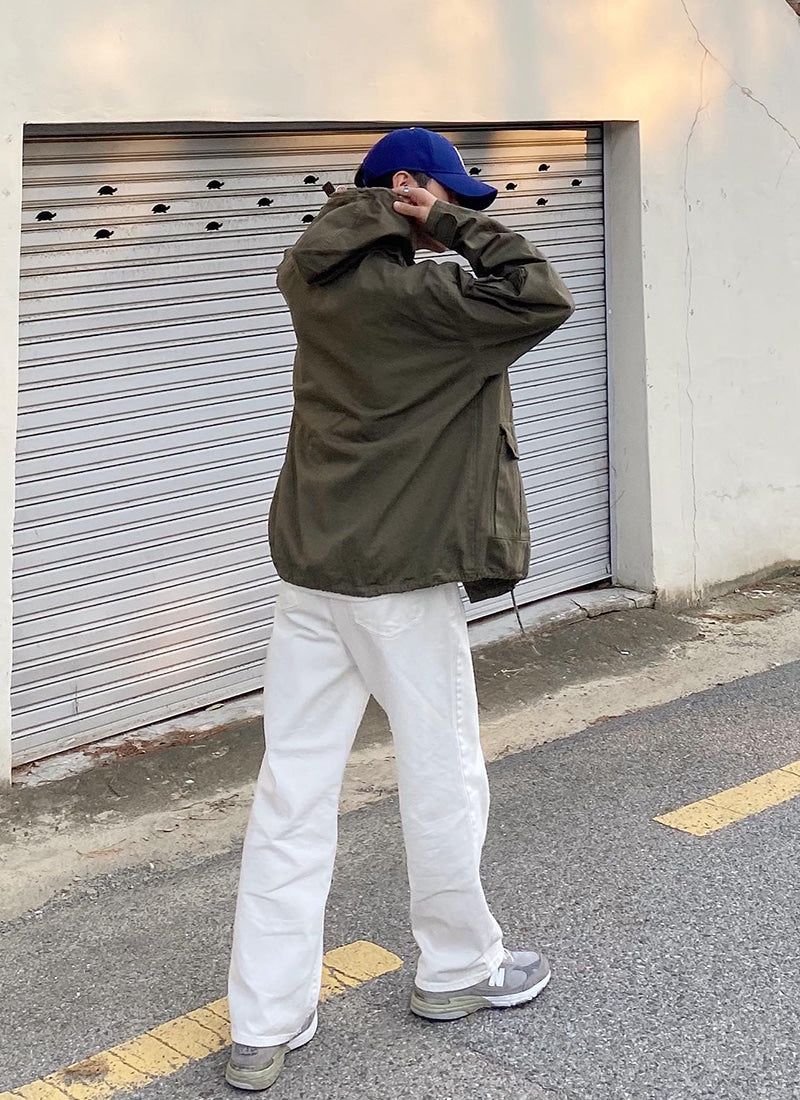 M65 military bomber hood jacket