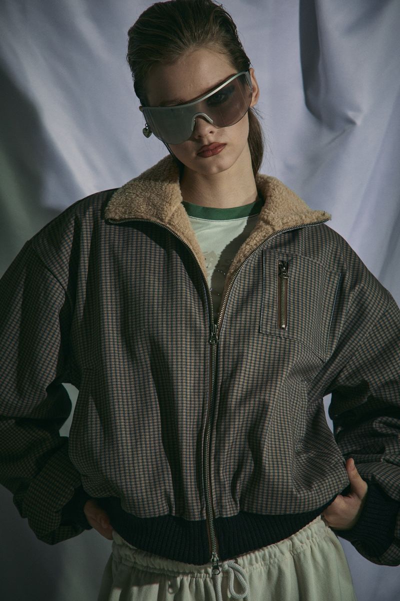 BOUCLE HERRINGBONE JACKET