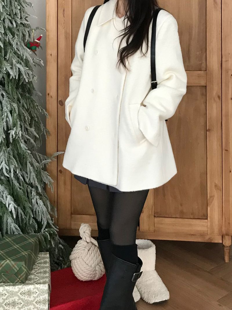 Innerf Wool Half Coat (3 colors)