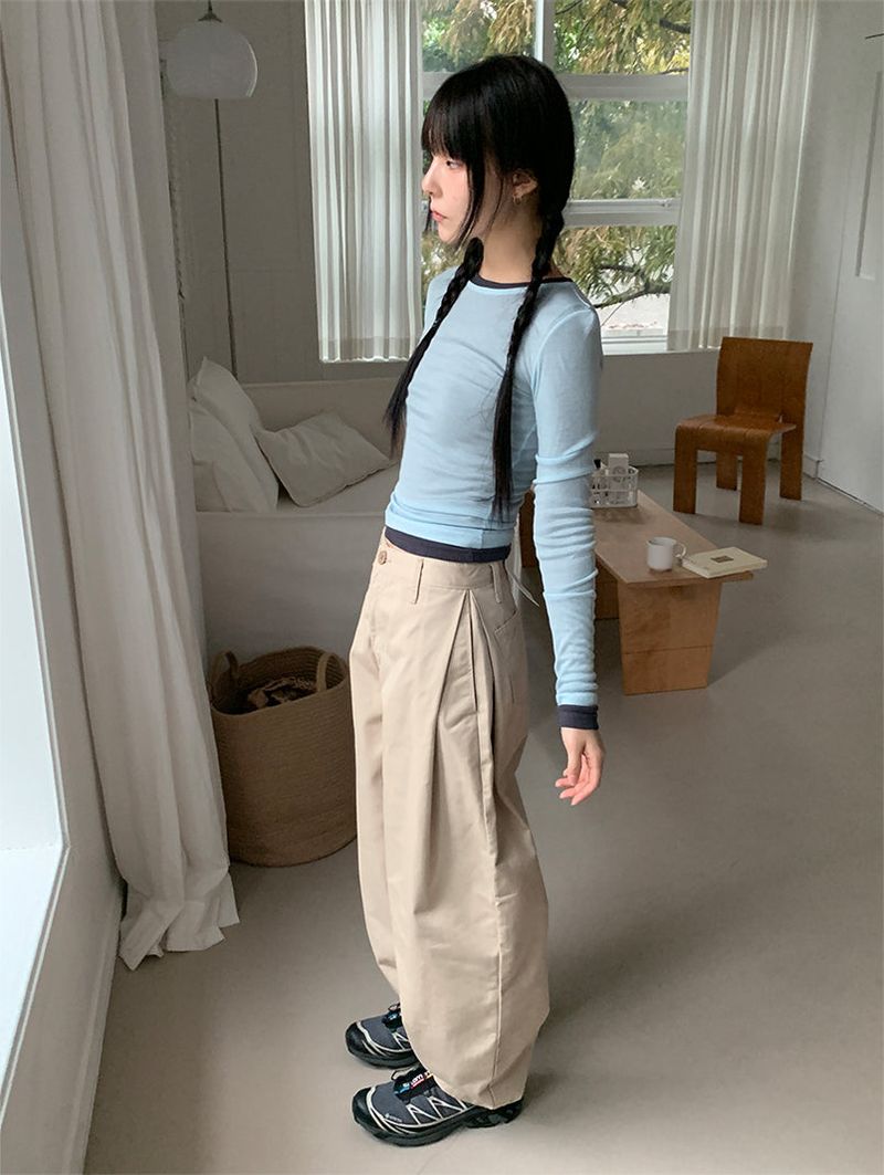 TENCEL LAYERED LONG SLEEVE (11C)