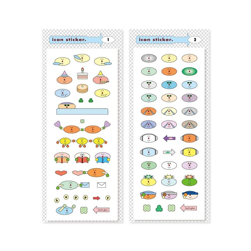 hand in glove（ハンドイングローブ）の「アイコンステッカー（スマホグッズ/小物）」