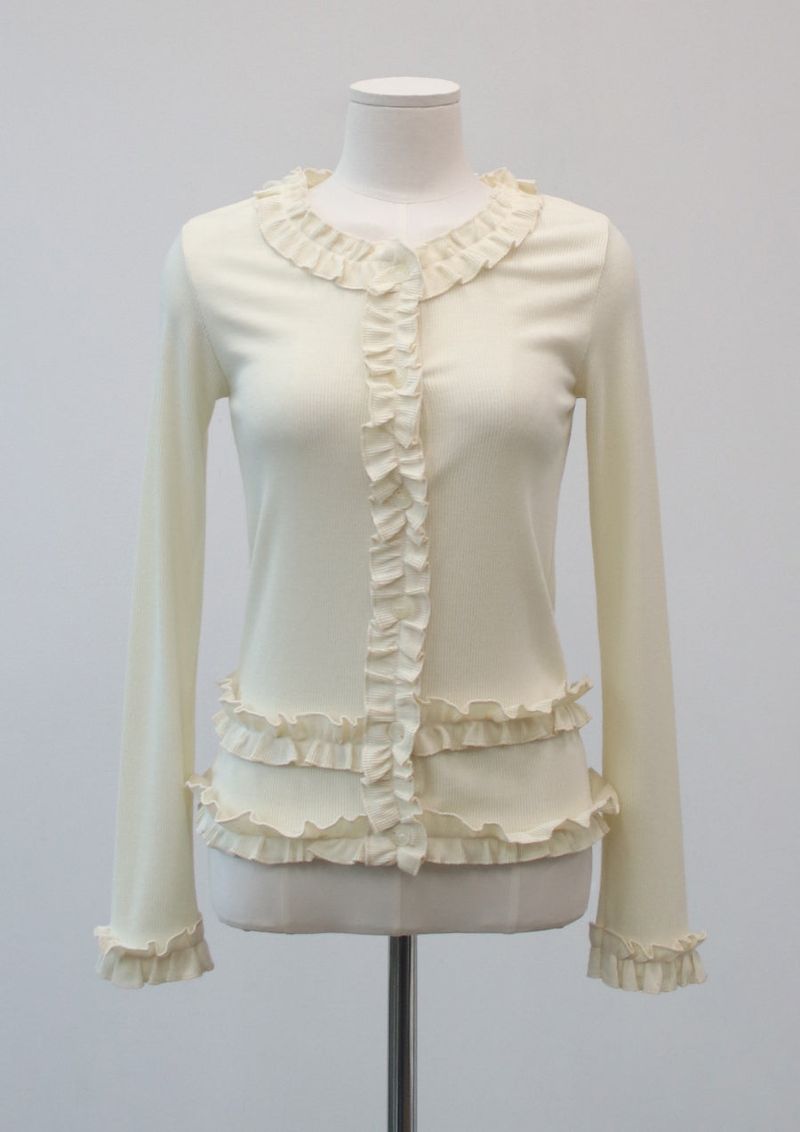 lady frill cardigan 