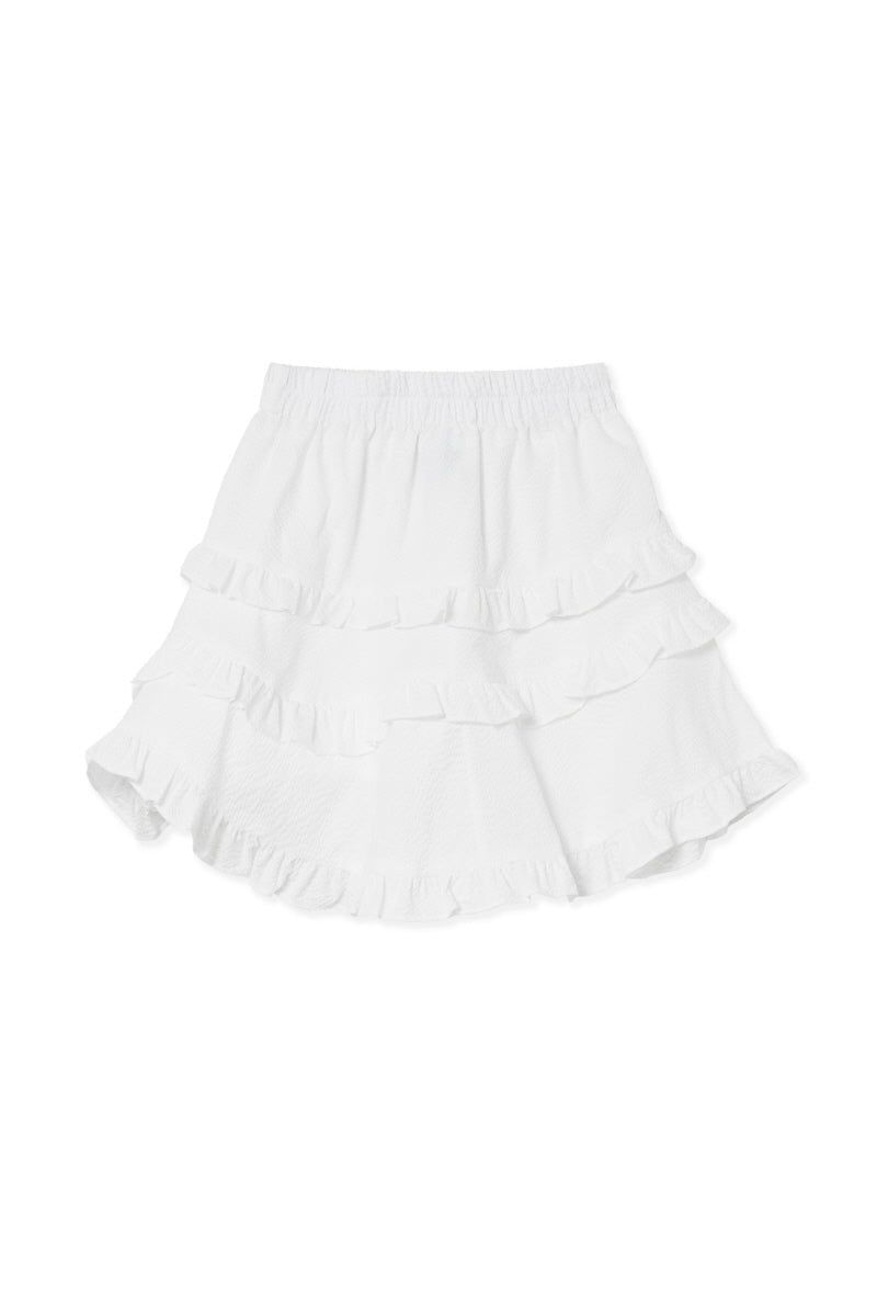 frill skirt (white)