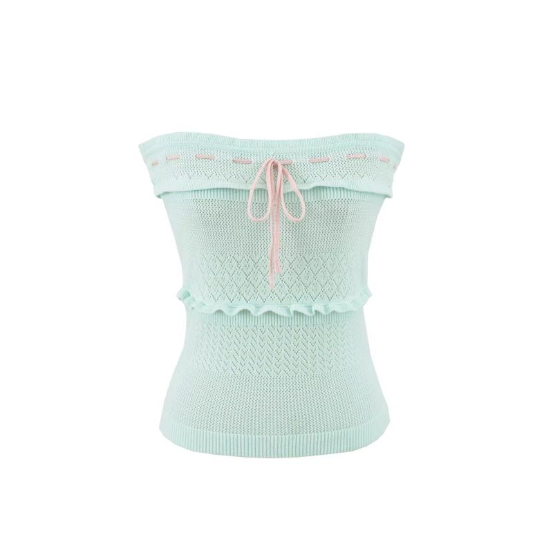 Nover Ribbon Knit Top