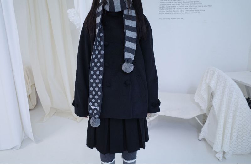 Bonju double half hood coat (2color)