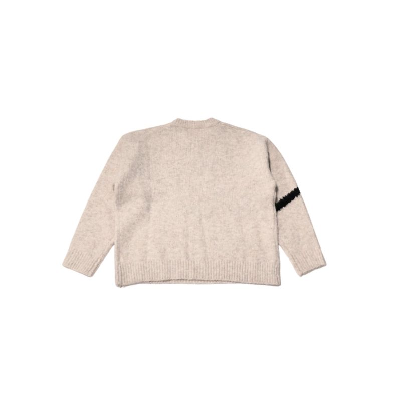 flow diagonally ribbon knit