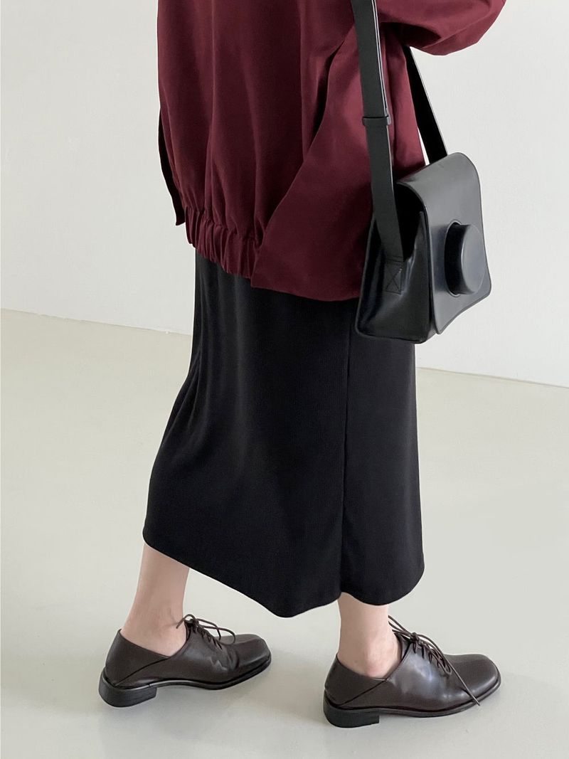 Snap detail blouson jacket