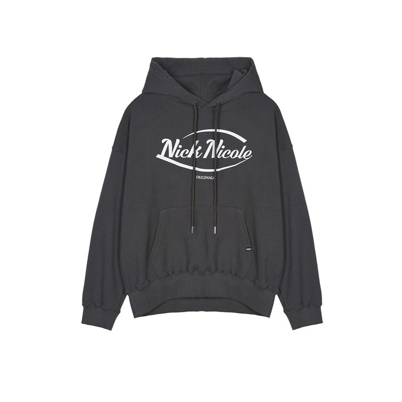 NICK&NICOLE(ニック&ニコール)の「NICOLE ORIGINALS HOODY_CHARCOAL WHITE(Tops)」