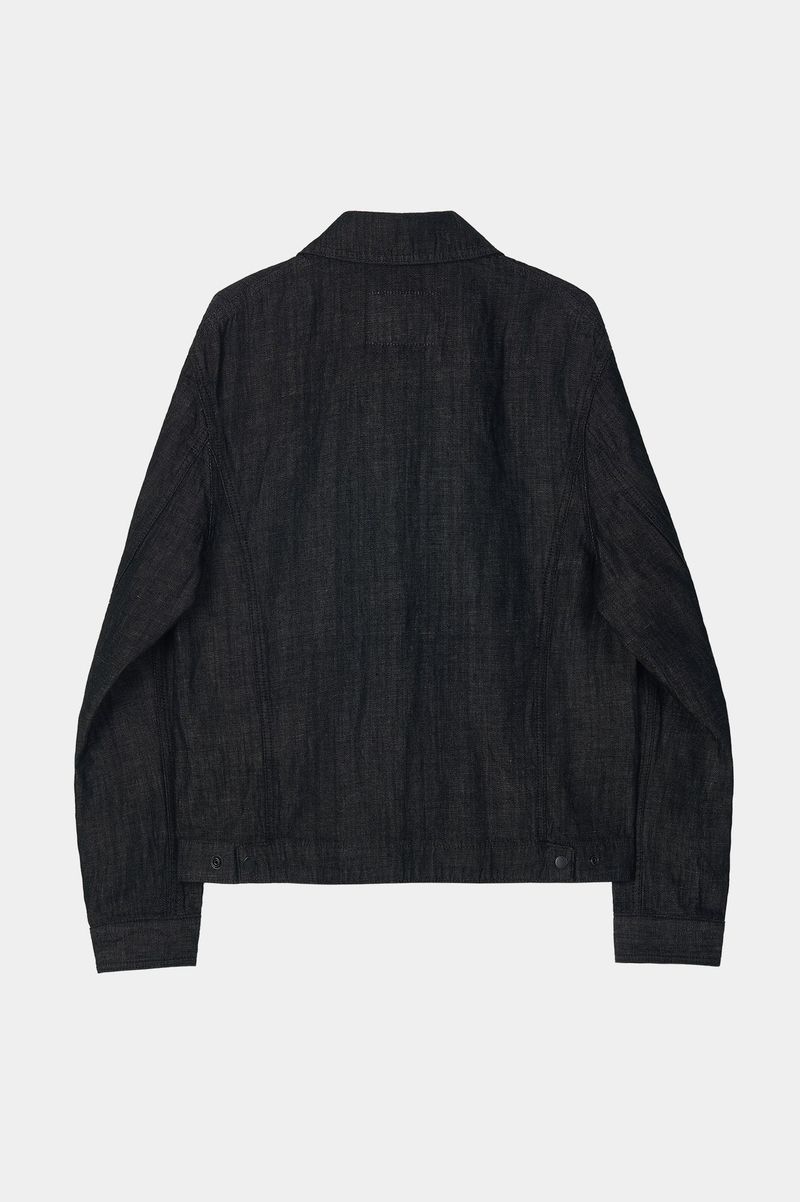 Linen Engineered Jacket (Black)