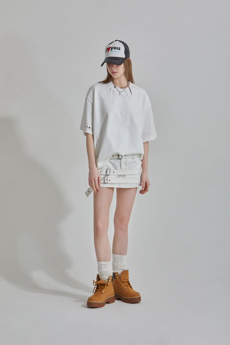 BELT MINI SKIRT