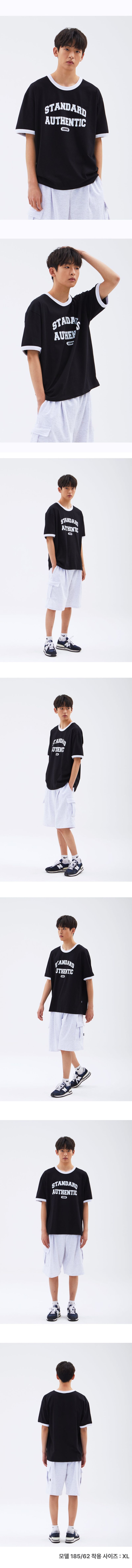 AUTHENTIC Cool Cotton Ringer Short Sleeves (SRSSTD-0007)