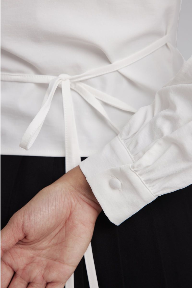 Dreamy Ribbon Blouse, White
