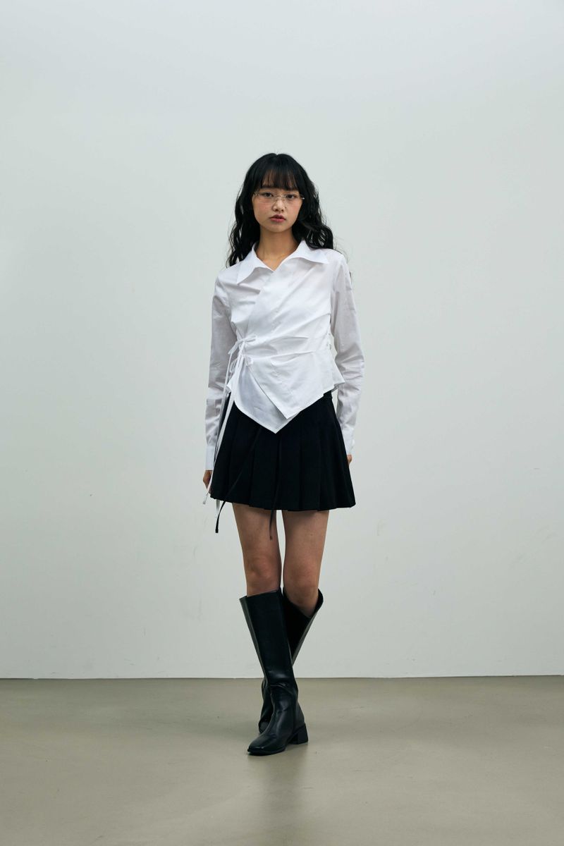 HALO WRAP SHIRT / WHITE
