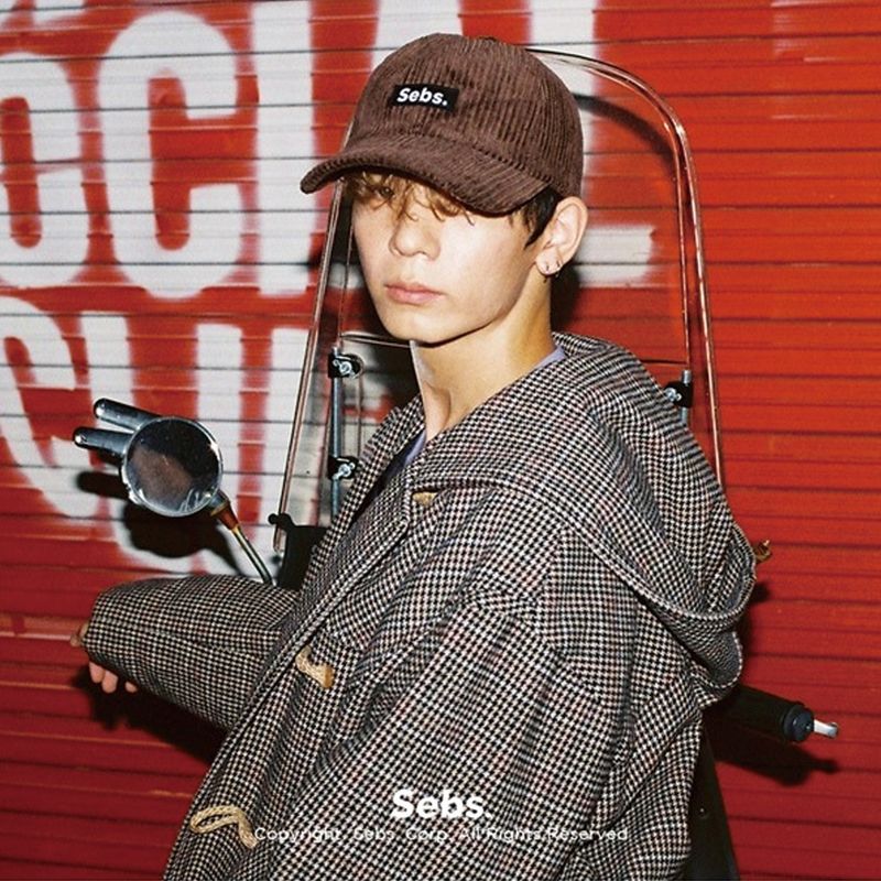 Sebs. CRODULOY ball cap-CARAMEL