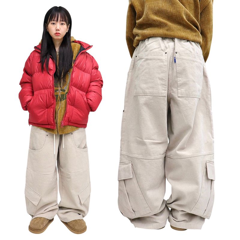 HundoP(ハンドピー)の「Wide Peach-Finish Utility Pocket Pants(Pants)」