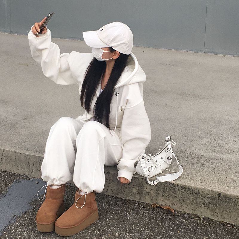 [BELLIDE MADE] Hit item wool napping two-way set