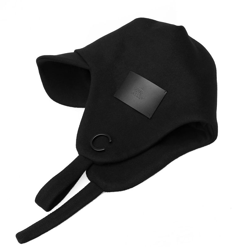 C Wear by the Genius(シーウェア バイザジーニアス)の「EAR FLAP CAP BLACK(Hats)」