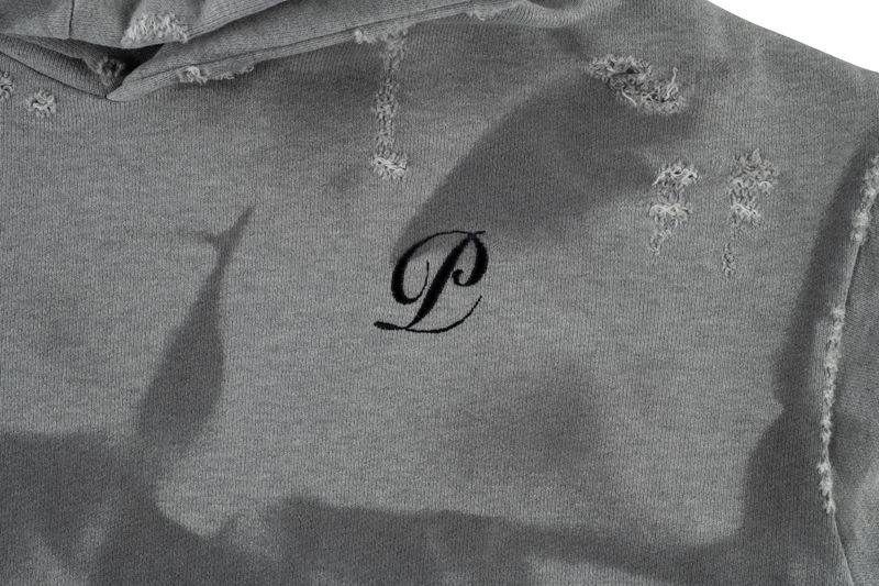 Crop Damage Sweatshirt (GRAY)