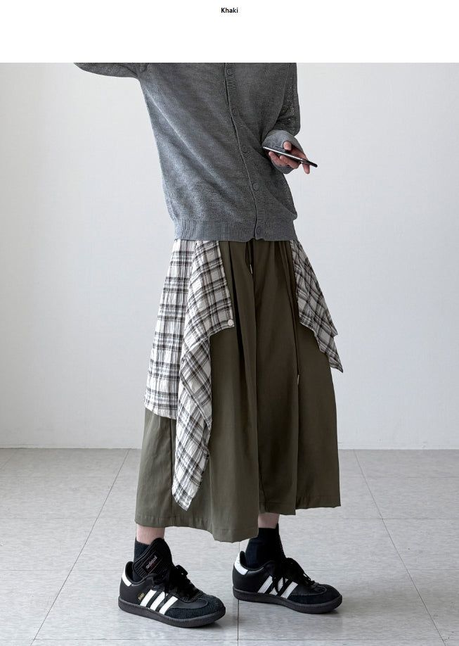 Hype Layered Bermuda Pants