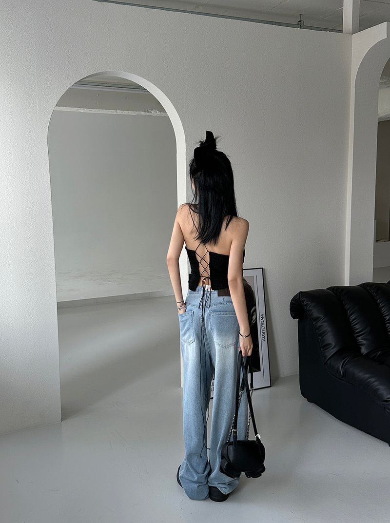 Fore Summer Light Blue Wide Pants