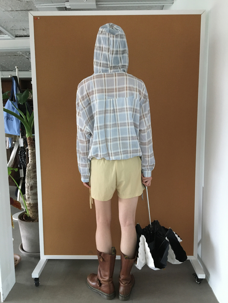 Ranel check hoodie (2color)