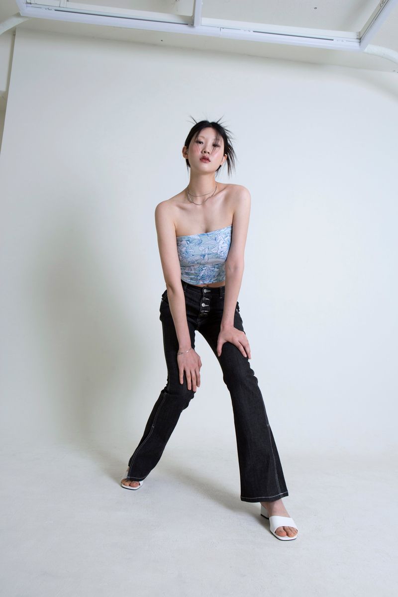 BLOOM TUBETOP BLUE