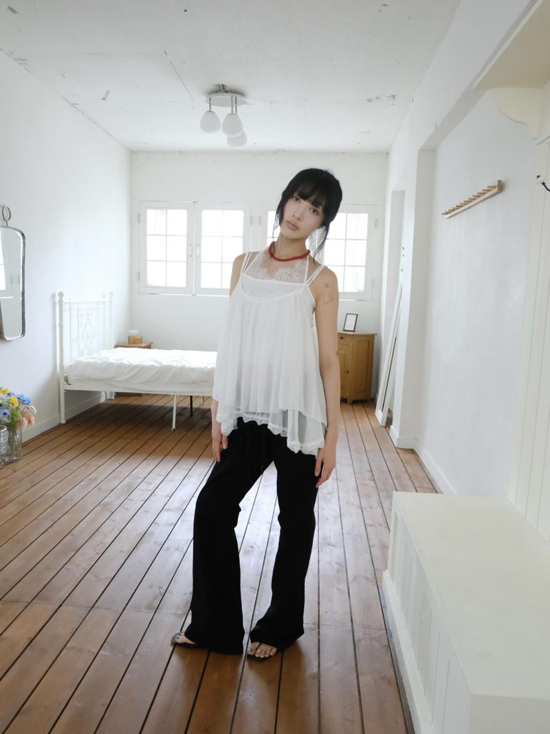 lace chiffon unbal bl