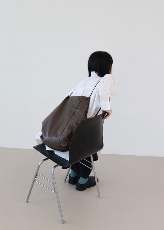Wood Stitch Stringbackpack_brown