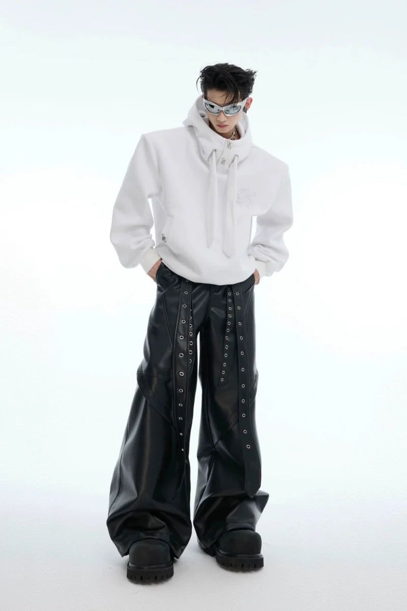 Pearl Accent Padded Hoodie