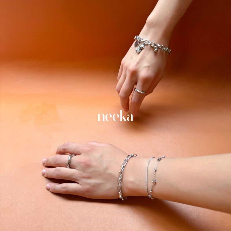 Double chain daily Bracelet