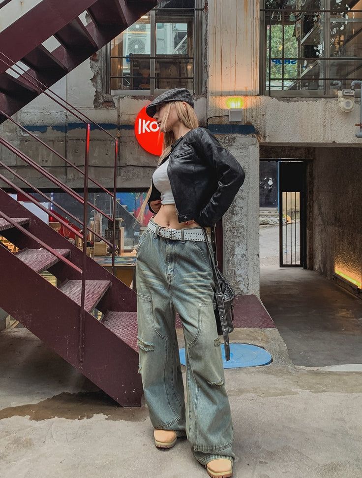 Saika Suede Cropped Rider Jacket