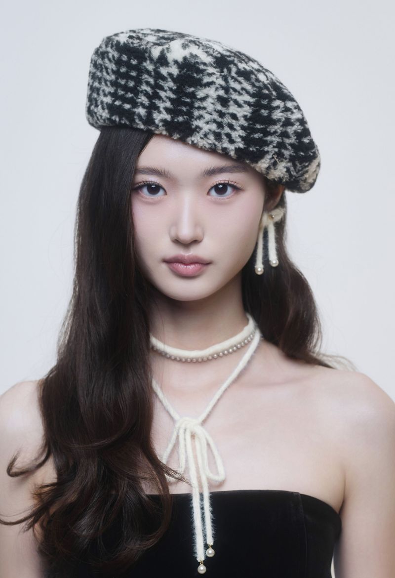 LOLLA(ローラ)の「Tartan Fuzz Beret(Hats)」