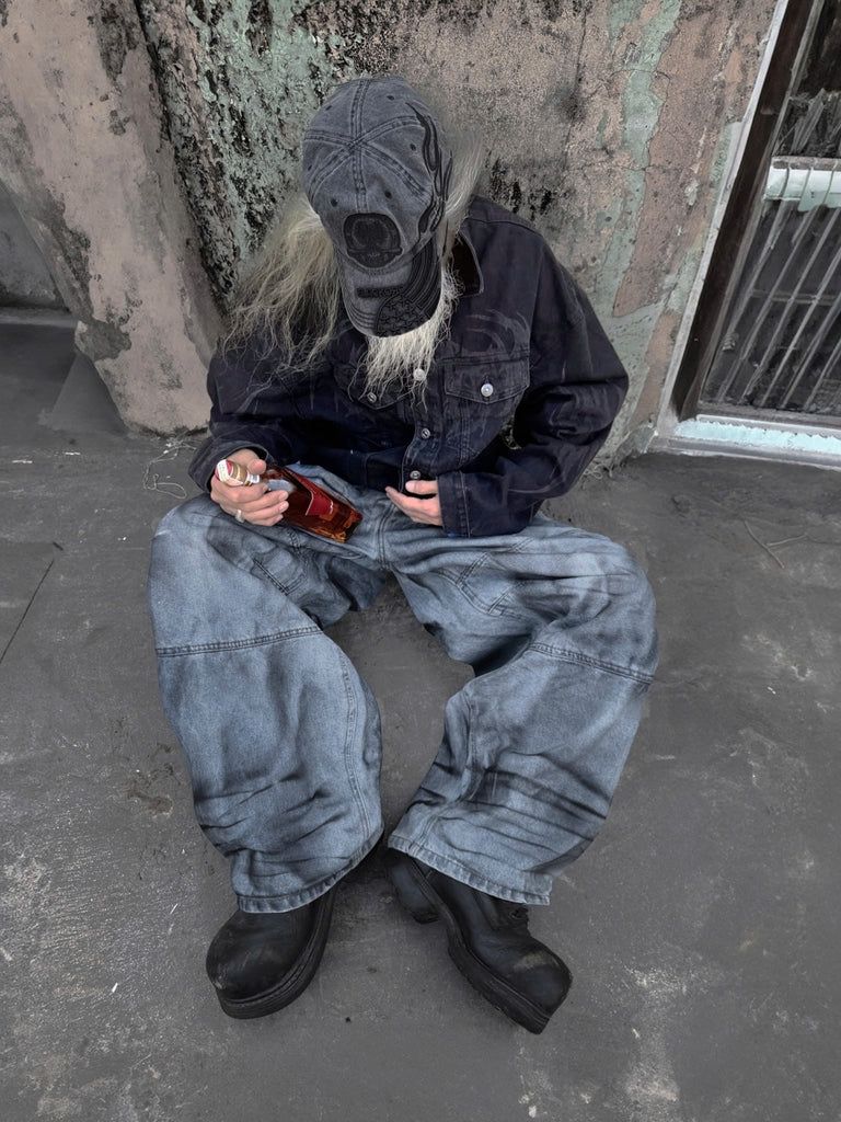 Dirty Black Jacket Jean