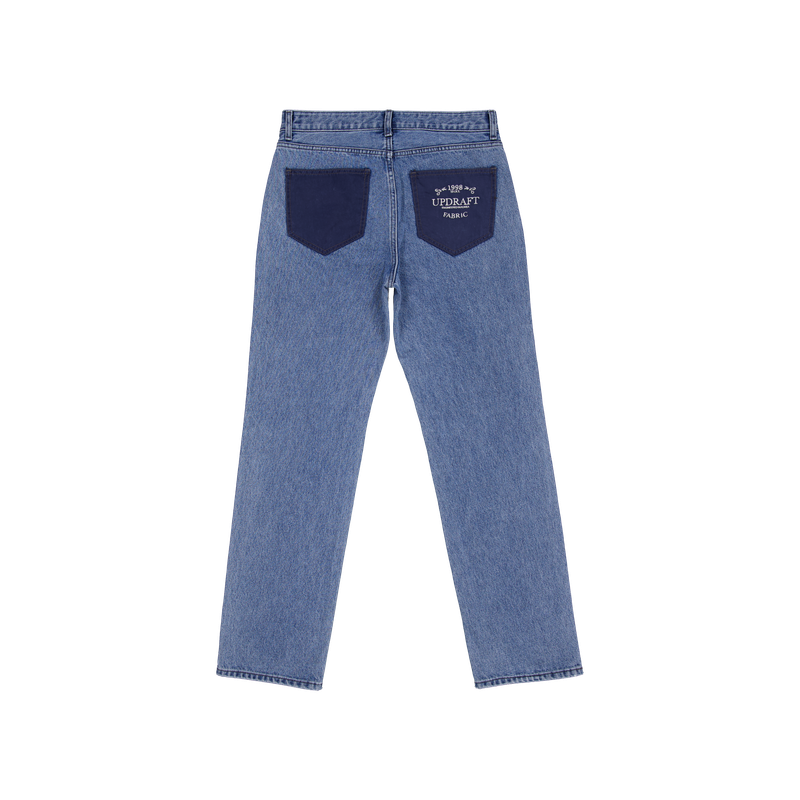 ナイロンポケットコットンデニムパンツ