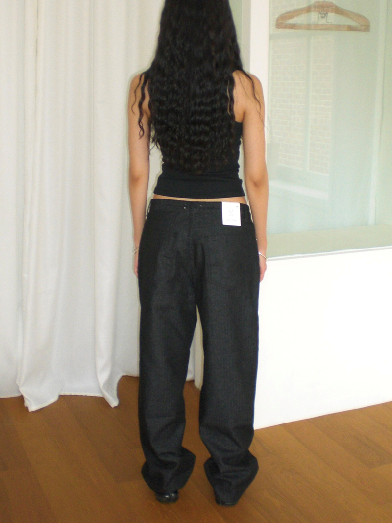 Fred herringbone denim