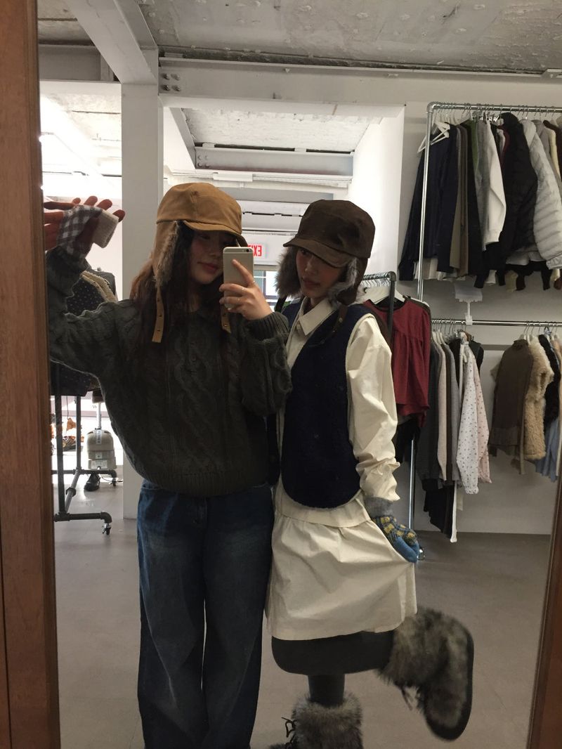 Nutty Suede Trapper Hat (3color)