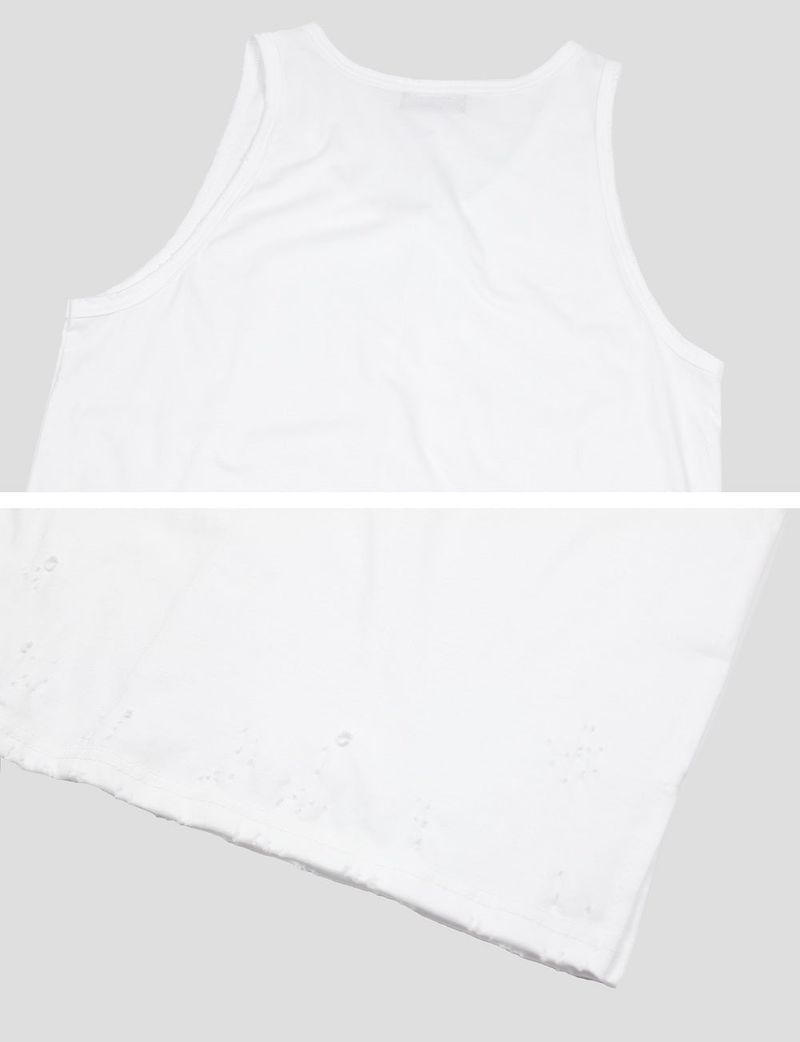 damage long layered sleeveless (3color)