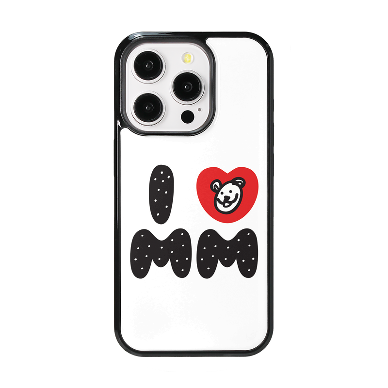 murmursroom(マーマーズルーム)の「I LOVE MM (murmurbear) epoxy bumper case (Smartphone Accessories)」