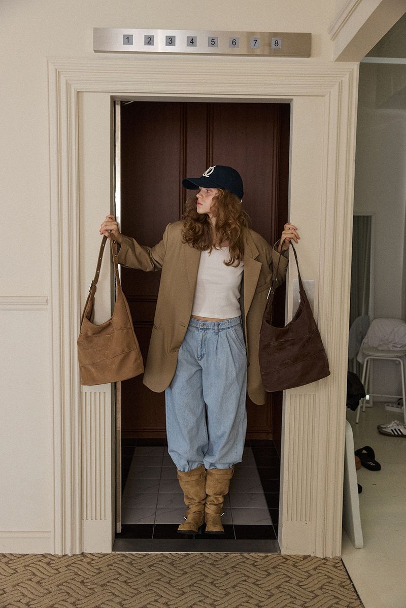 MADE_Cloud Hobo Bag / BROWN