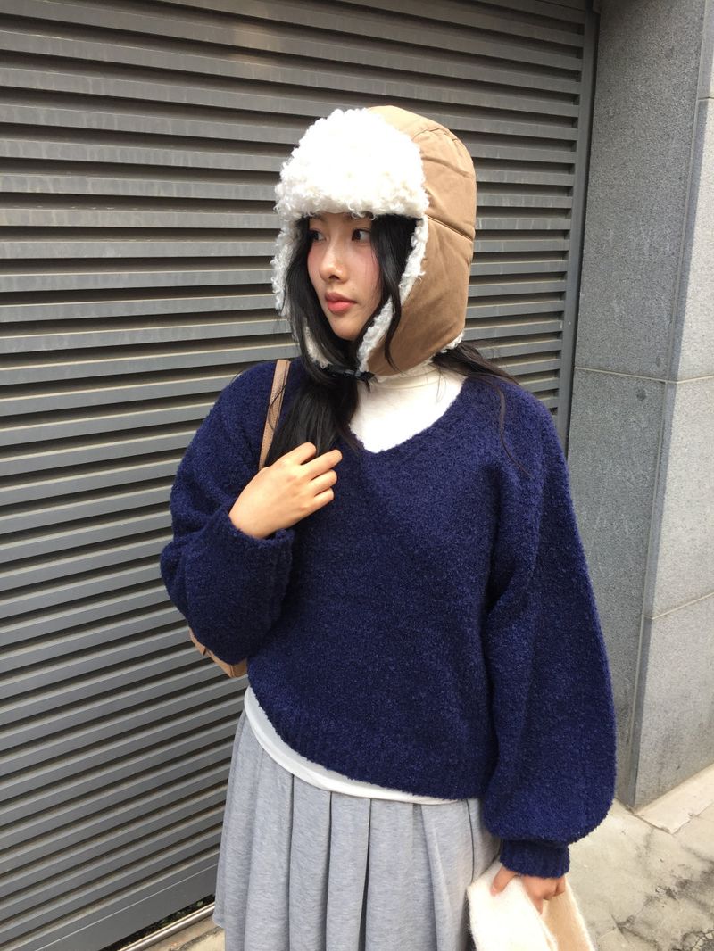DUGGY(ダギー)の「Fluffy Padded Trapper Hat (5color)(Hats)」