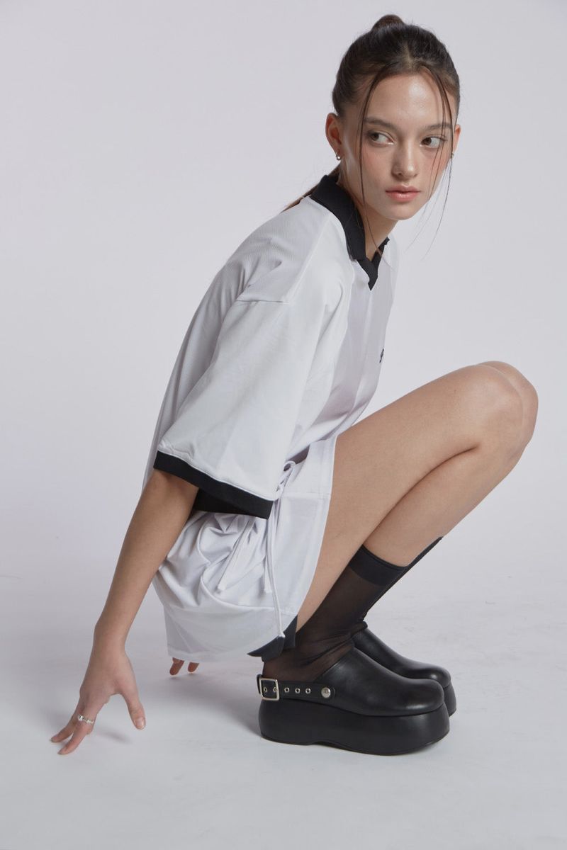 SPORT RIBBON TOP(WHITE)