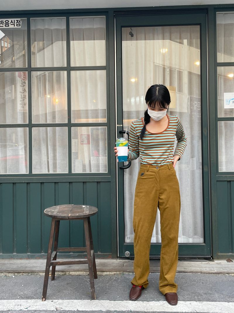 Teddy corduroy pants