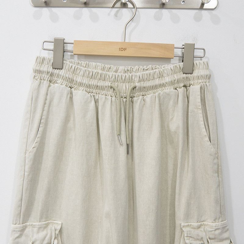 Rope Washing Cargo Pants