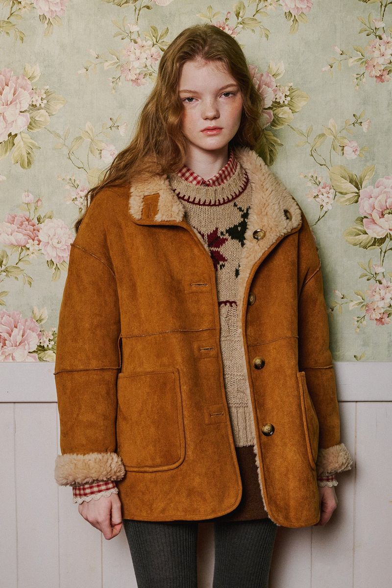 Reversible Shearling Mustang Jacket