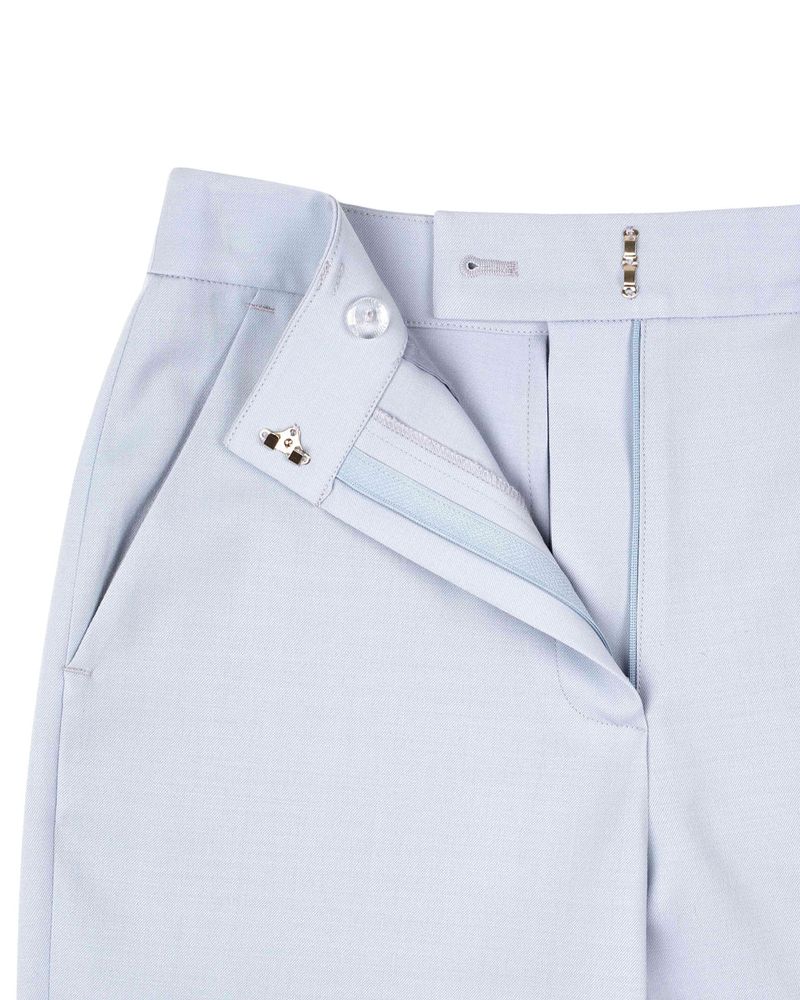 DOZI - Beaded Slim Trousers _ Sky Blue