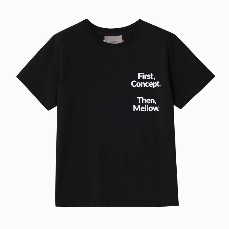 mellowconcept（メロウコンセプト）の「MCT W14 Black concept Basic T-shirts（Tops）」