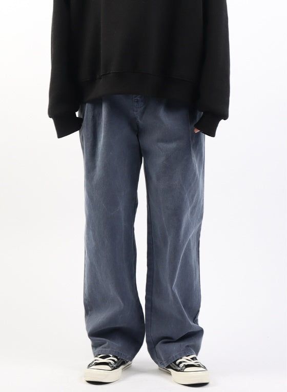 PANATIQUE（パナティーク）の「Basic Two Tuck Denim Pants_2color（Pants）」